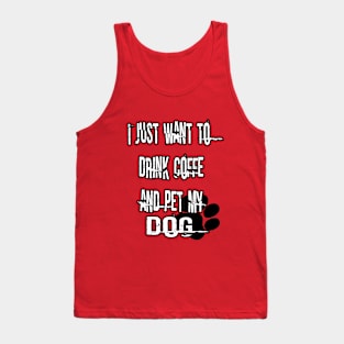 Coffee & dogs Tank Top